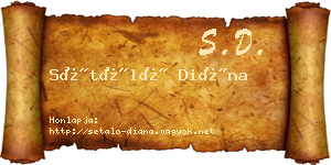 Sétáló Diána névjegykártya
